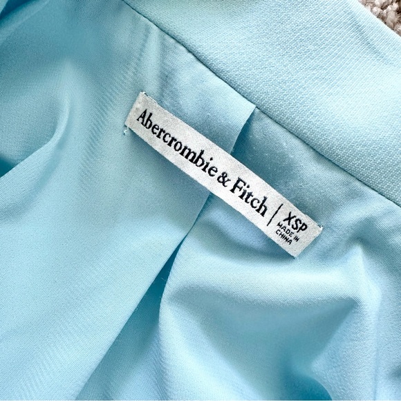 Abercrombie & Fitch Wrap-Front Blazer Dress in Blue Size XS - Picture 7 of 9